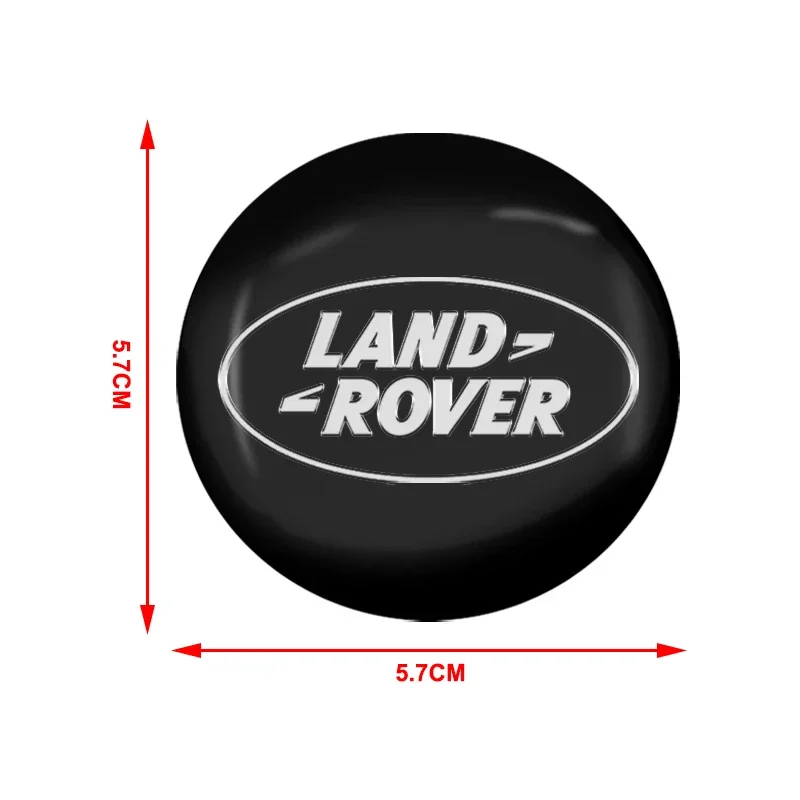 56mm Car Tyre Wheel Center Hub Cap Badge Sticker Accessories For Land Rover Discovery 3 4 R4 LR2 Range Rover Evoque Sport Dander