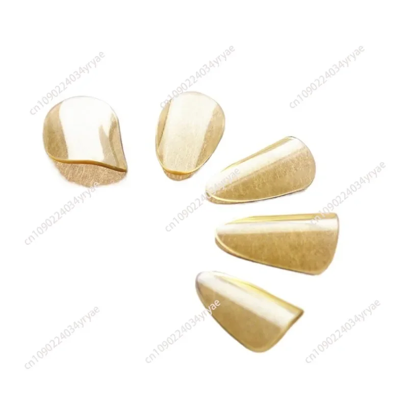 Pipa nails, yellow old material transparent, children, adults