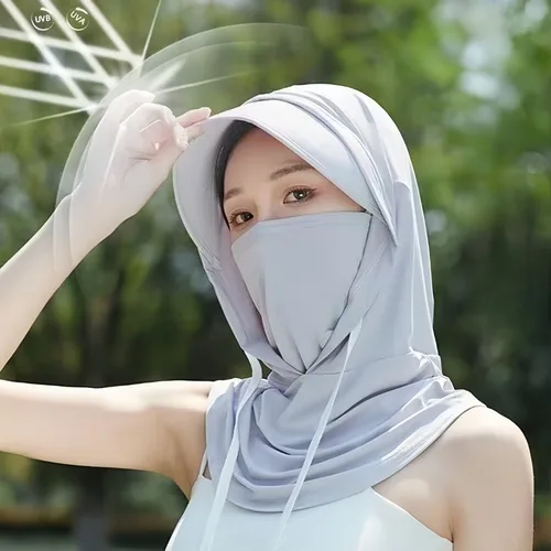 Pasamontañas máscara de ciclismo hombres mujeres máscara facial protección solar/UV transpirable cubiertas de cuello largo para ciclismo motocicleta máscara de pesca