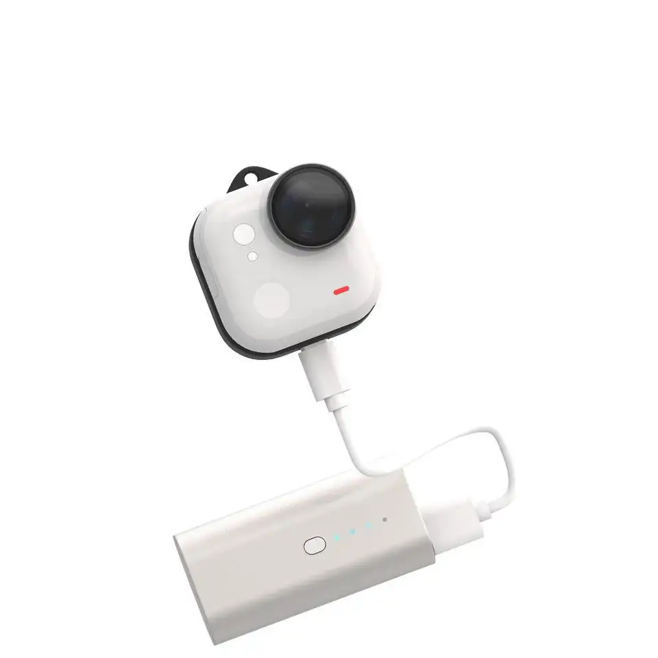 Draadloos magnetisch oplaaddock voor Insta360 Go Ultra Draadloos oplader met draagkoord voor Insta360 Go Ultra laadstation - 5