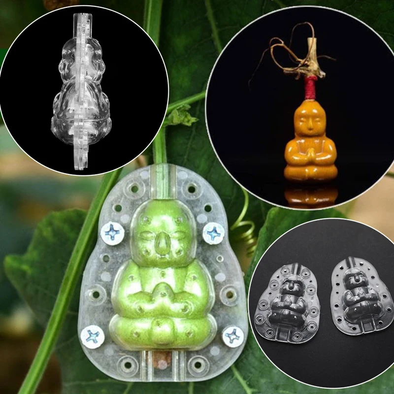 Plastic Buddha-shaped Garden Fruits Pear Peach Growth Forming Mold Shaping Tool