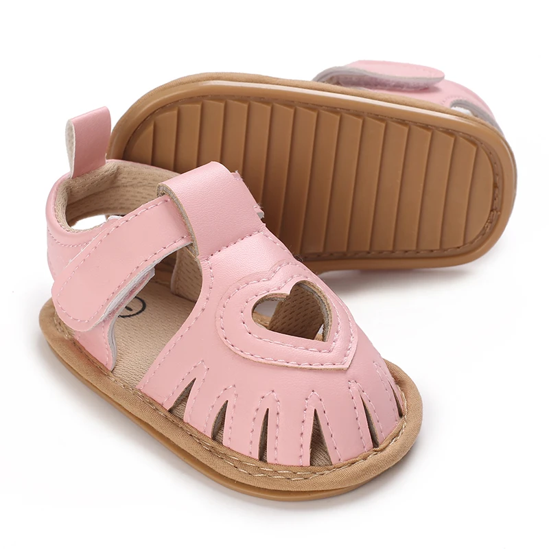 Zapatos de ocio y cómodos para niña, sandalias transpirables y absorbentes de sudor para bebé, zapatos de cama bautizos para recién nacido de 0 a 18 meses