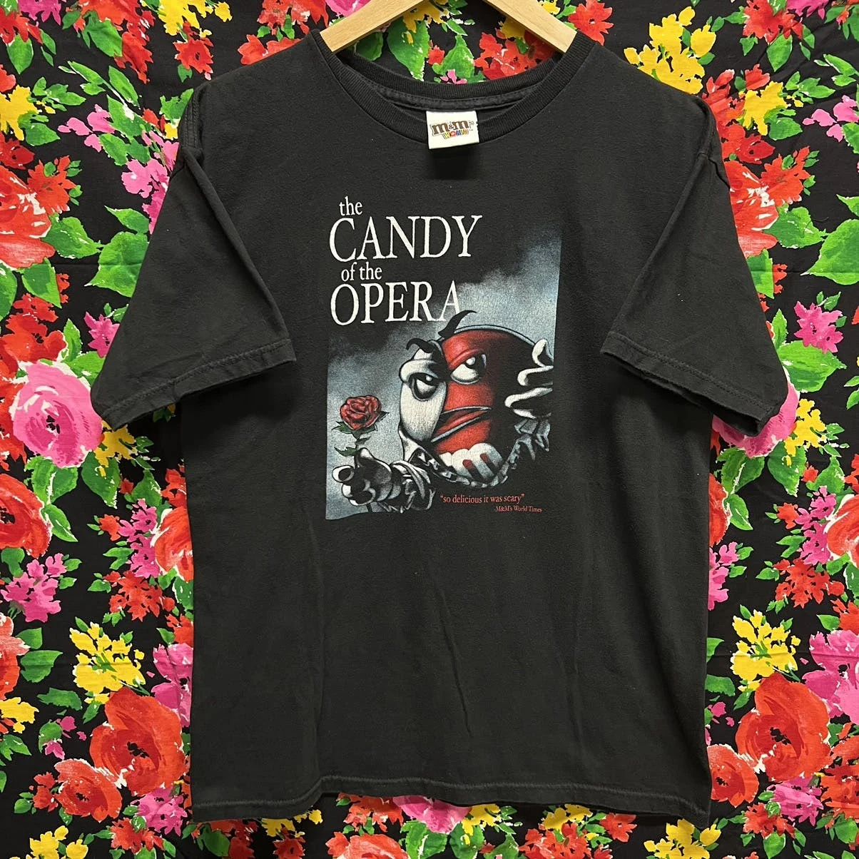 Vintage Y2K M&M Phantom of Opera Funny Cartoon Shiry