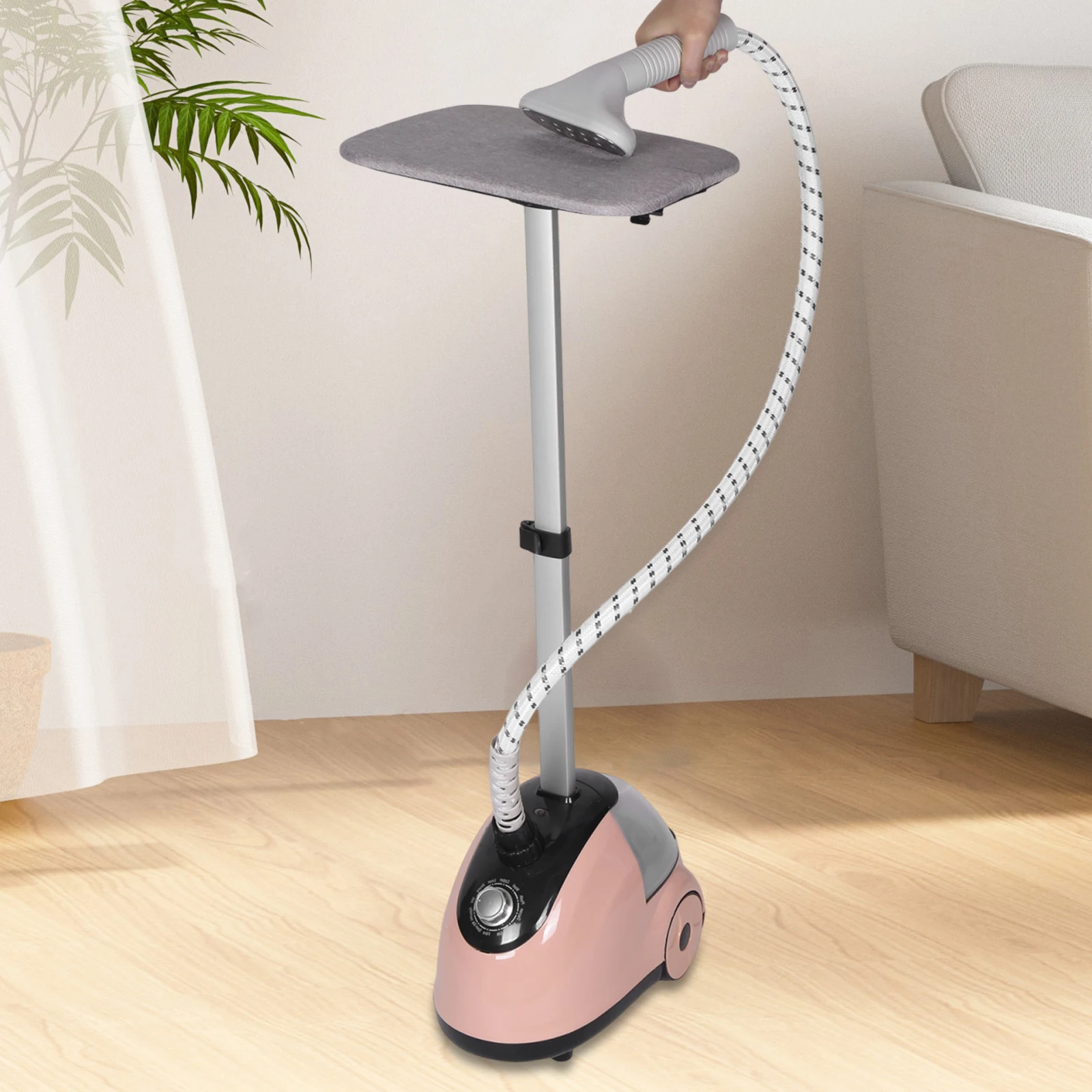 Steamer for Clothes 2000W Standing Garment Steamer Flat and Hanging Ironing Vertical Clothes Steamer for Home