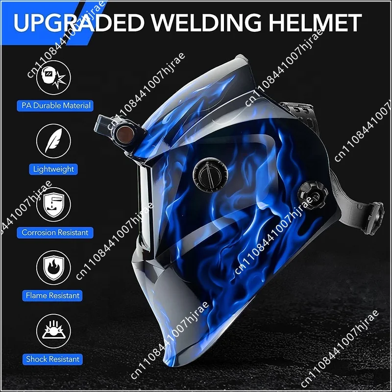 LED Front Light Auto Darkening Welding Helmet DIN 9-13 Shade Adjustable Welding Mask Welder Safety Face Protective Equipment