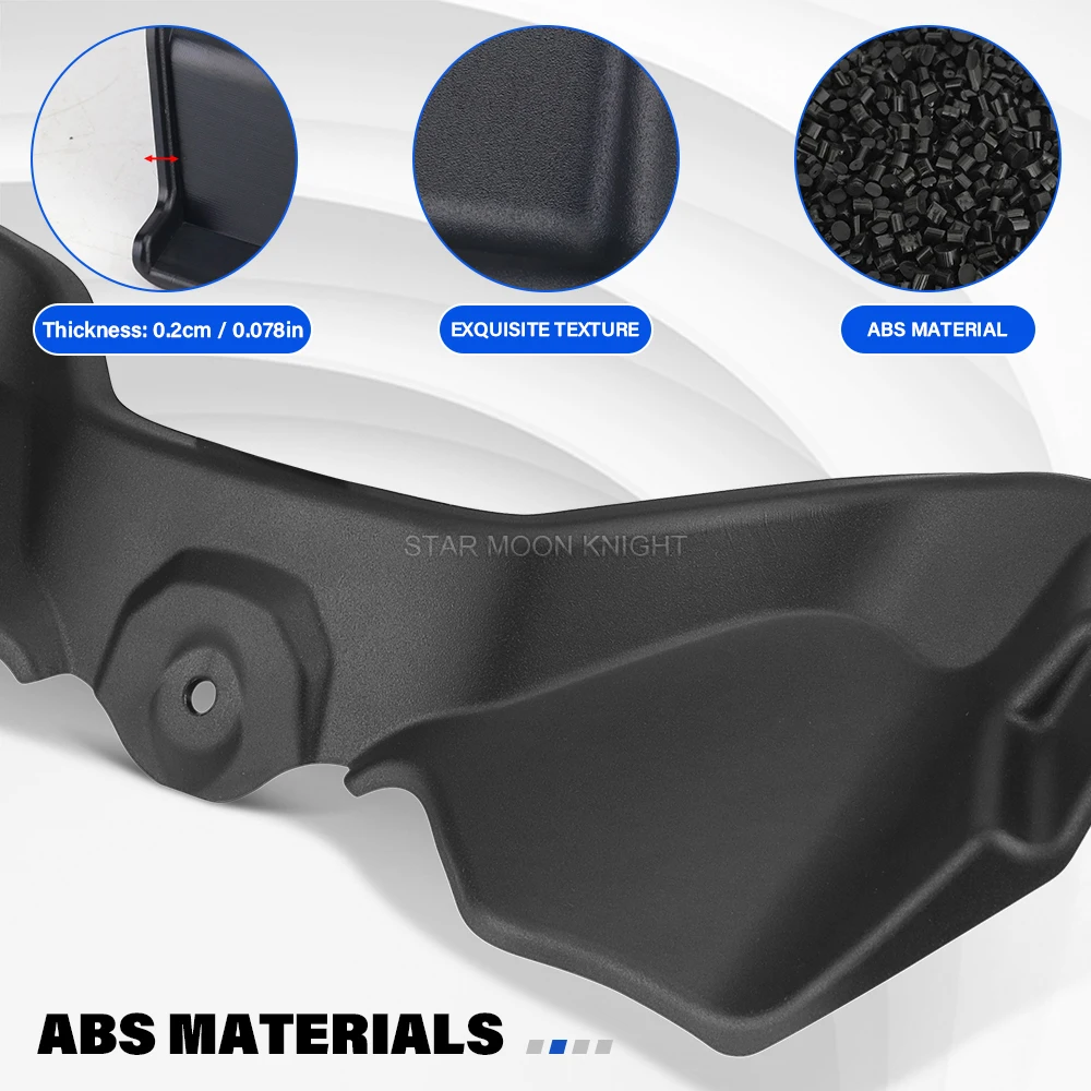 Motorcycle Accessories Cockpit Front Fork Fairing Cover Updraft Wind Deflector For Tiger Sport 800 Sport800 Tiger800 2025 2026