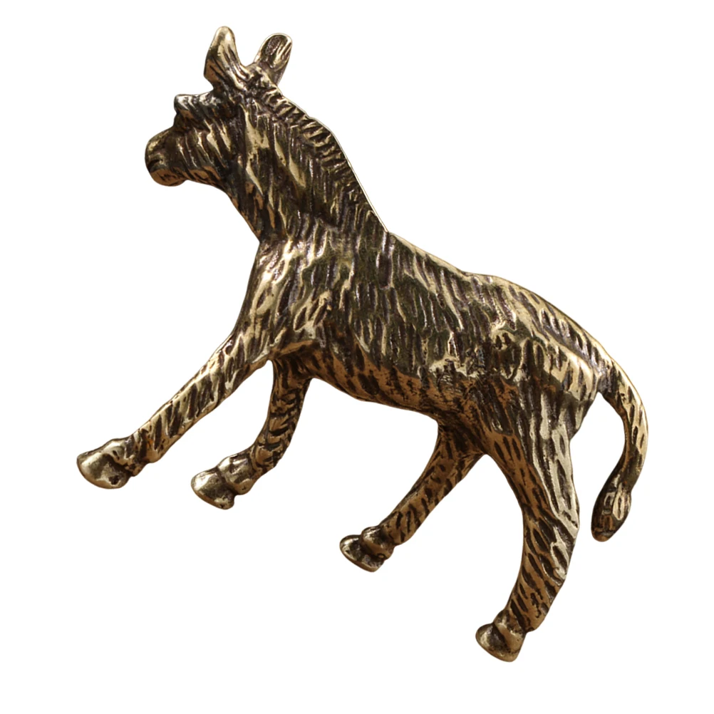 

Brass Donkey Animal Donkey For Education Standing Farm Decor For Home Desktop Patio Terrarium Succulents Ornament Gift