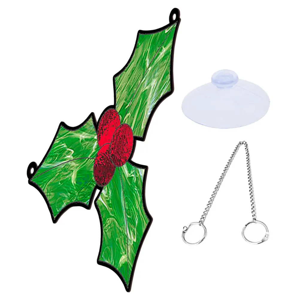 

1 Set Of Christmas Cherry Hanging Decoration Acrylic Xmas Pendant Rustic Christmas Ornaments For Home Party Porch Window Display