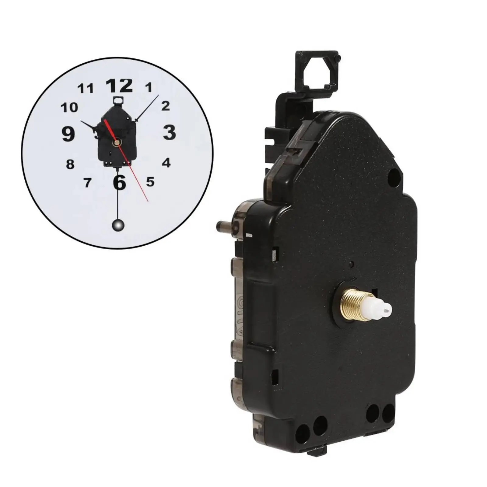 DIY Clock Mechanism Replacement Parts for Wall Clock Making with Low Power Quartz Pendulum Motor