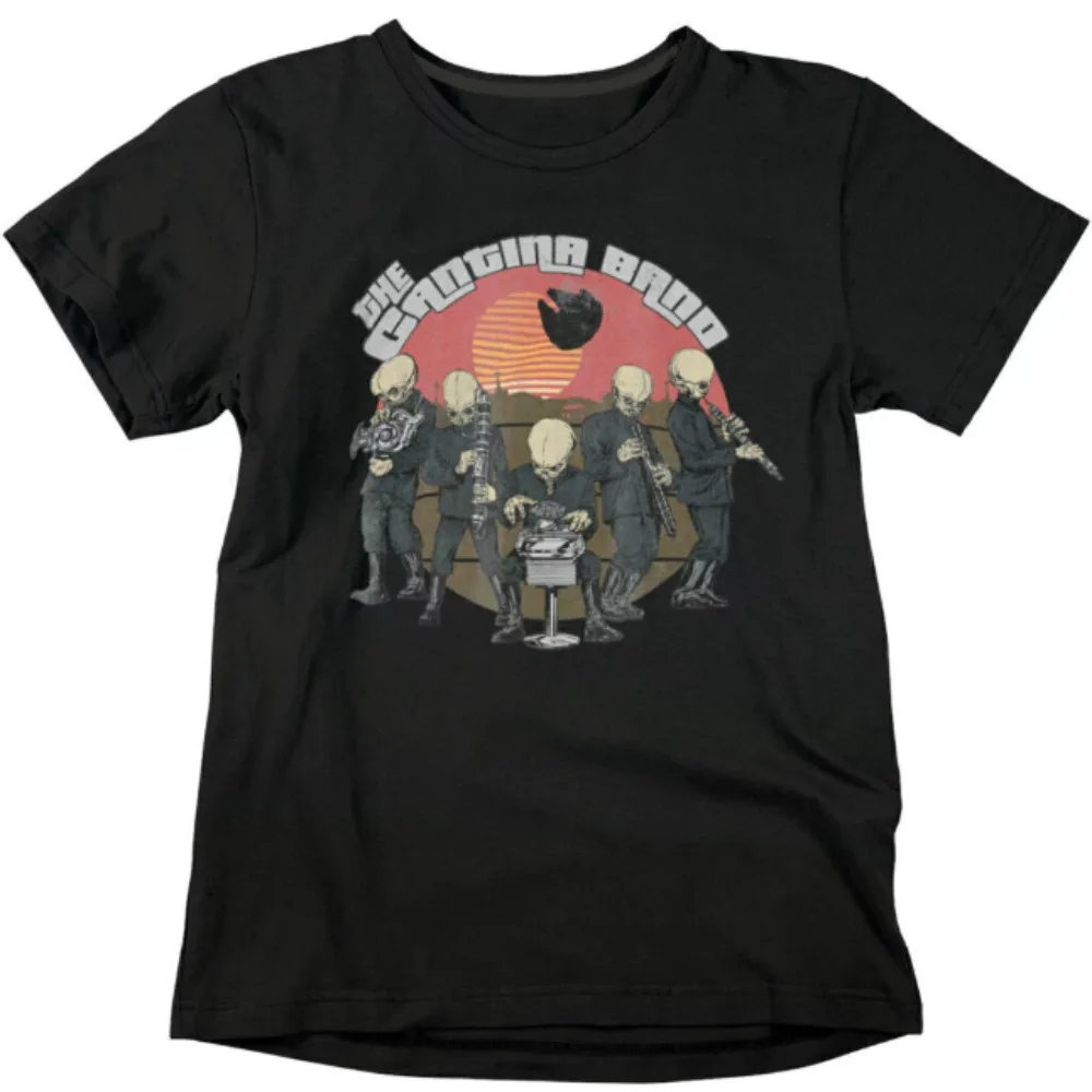 Star Wars Peripheral Print Men's and Women's T-shirts 2025 American Summer Sports Loose and Comfortable Round Neck Short Sleeves