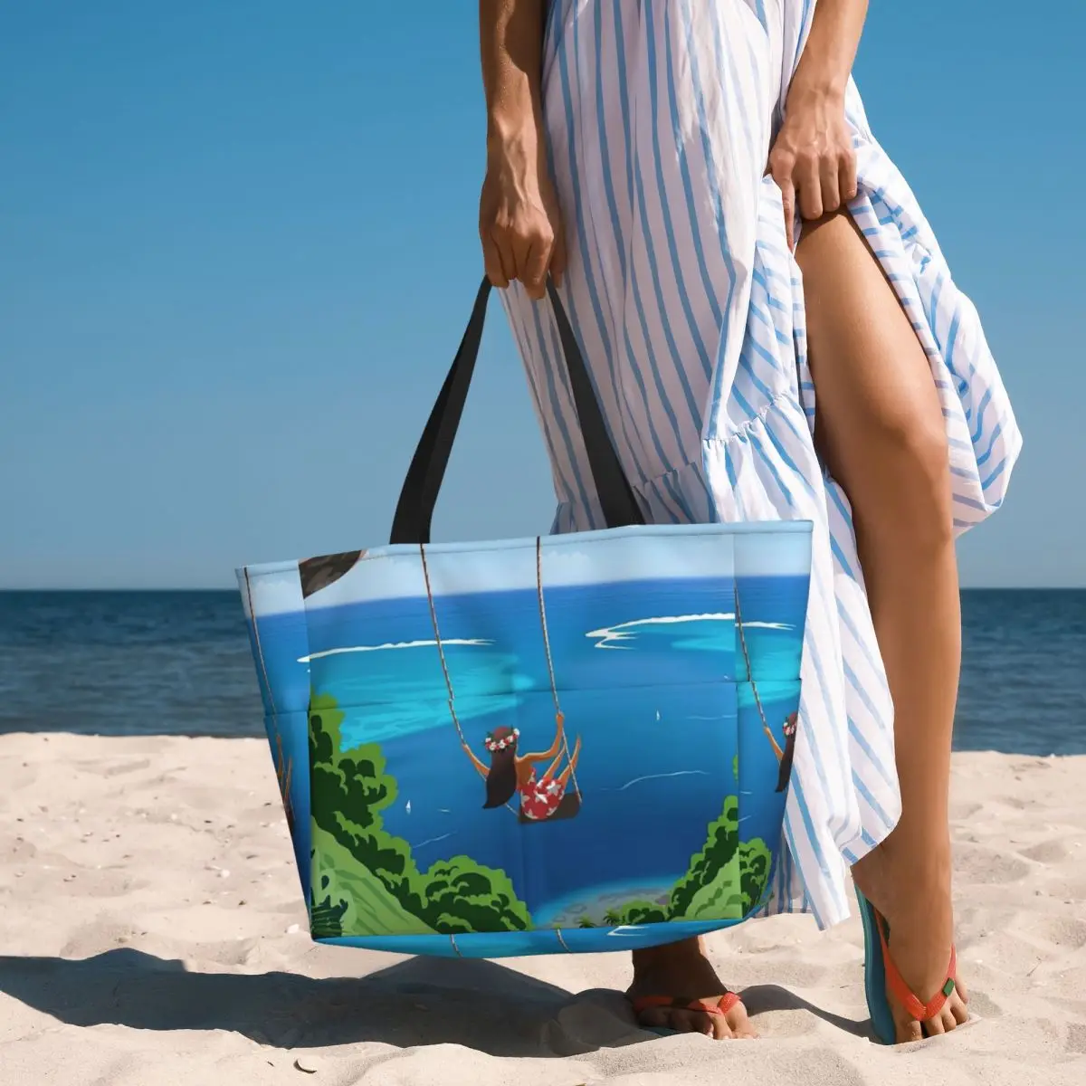 

Hinano Tahiti Beach Tote Bag Sport Gym Yoga Duffle Large Tote Bag Women Travel Bag Fitness bag