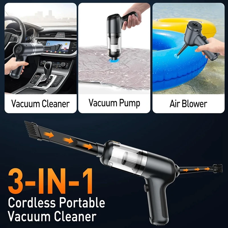 Mini Handheld Vacuum Cordless, Portable Car Vacuum Cleaner Rechargeable,for Home, Office Car Detailing Cleaning