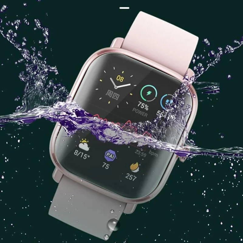 Soft Hydrogel Screen Protector Film For HuaMi Amazfit GTS 3 4 Mini GTR 4 3 POP T-Rex Pro Protective film For Amazfit BiP S Lite