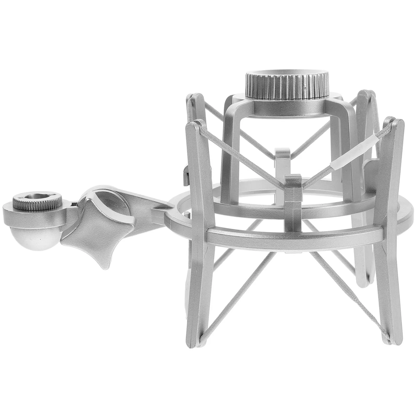 

Sturdy Plastic Microphone Shock Mount Stand For Condenser Mic Durable Recording Holder Isolation Clamp