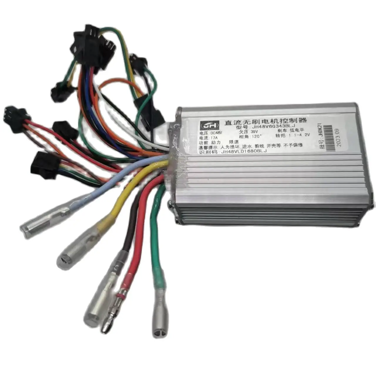 JH48V6G3438L J（customized）Motor Controller  Model Electric Bicycle Accessories 17A DC48V