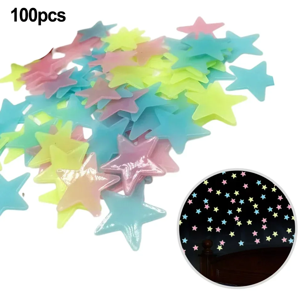 Glow Stickers For Kids Glow In The Dark Stars Home Decor Kids Room Decoration Safe Materials DIY Room Decor Family Time