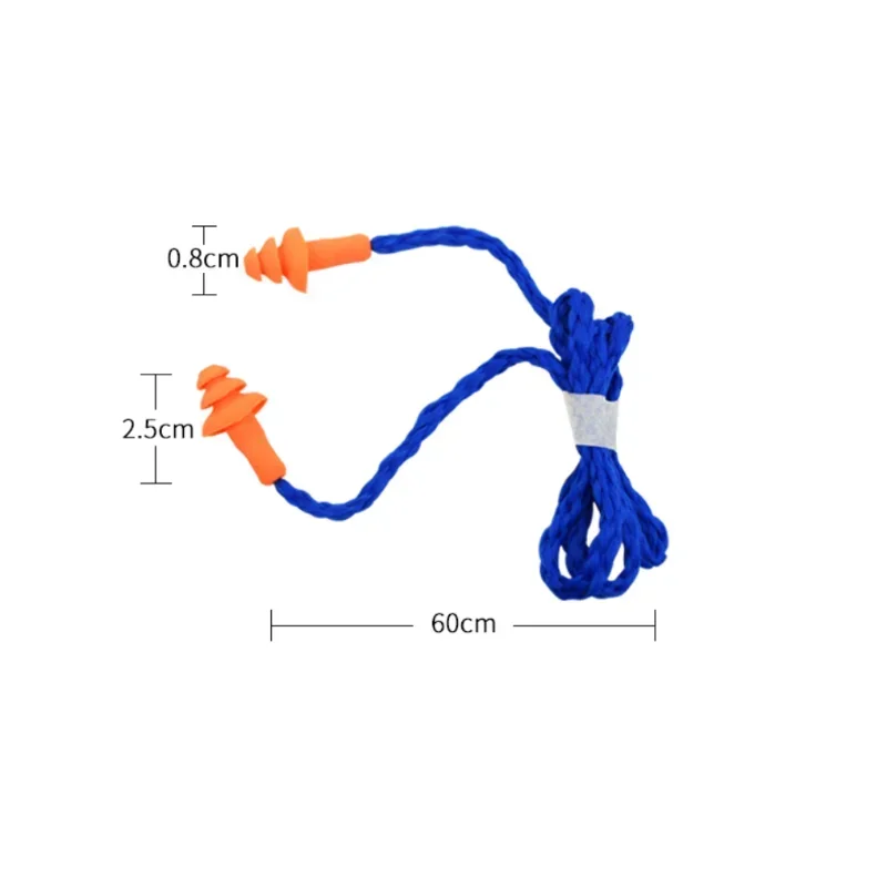 10/20 Stück weiche Silikon-Ohrstöpsel mit Kabel, beliebter hochwertiger Gehörschutz, Anti-Lärm-Ohrstöpsel, bequeme Ohrstöpsel, Ohrenschützer