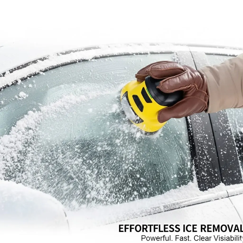 

Электрический скребок для снега на лобовом стекле автомобиля, очиститель для размораживания автомобильного стекла для удаления зимнего мороза