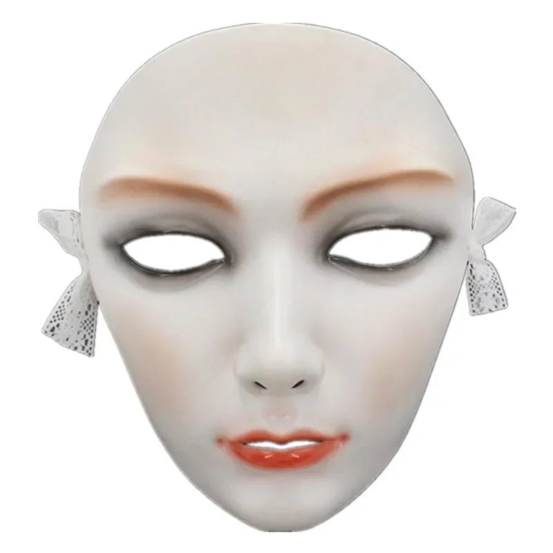 New Chinese Style Makeup Features Resin Mask with Diamond Beauty Face Makeup Princess and Prince Mask