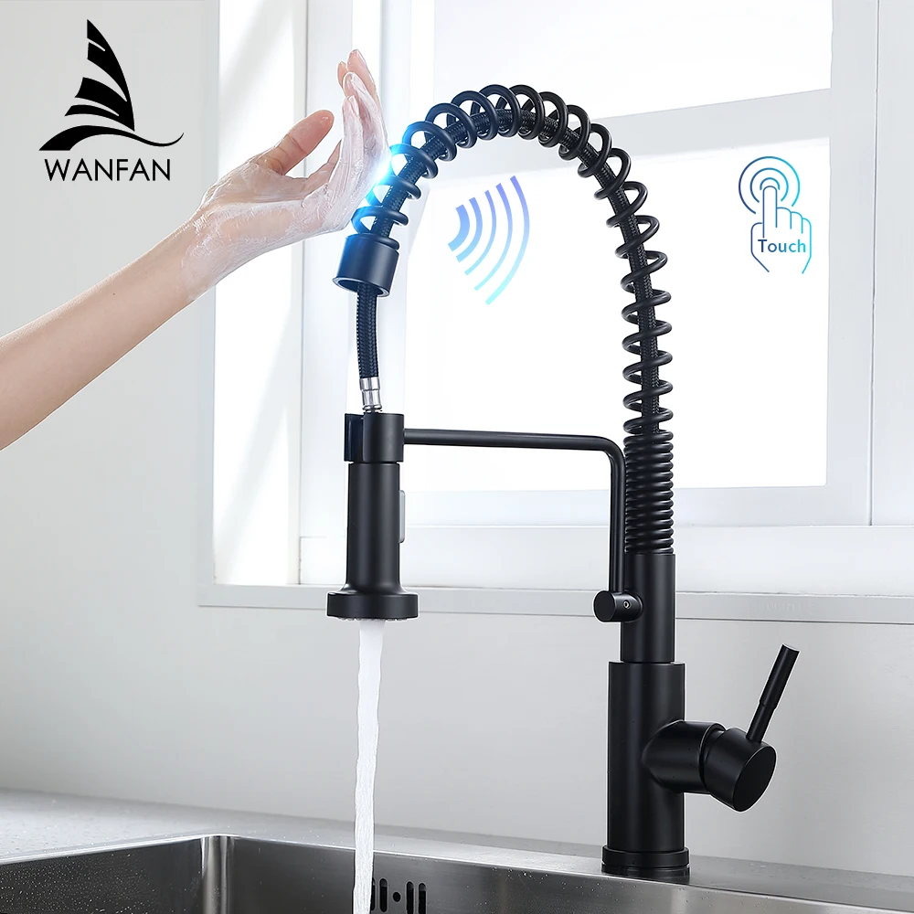 Smart Touch Kitchen Faucets Crane For Sensor Kitchen Water Tap Sink Mixer Rotate Touch Faucet Sensor Water Mixer KH-1005