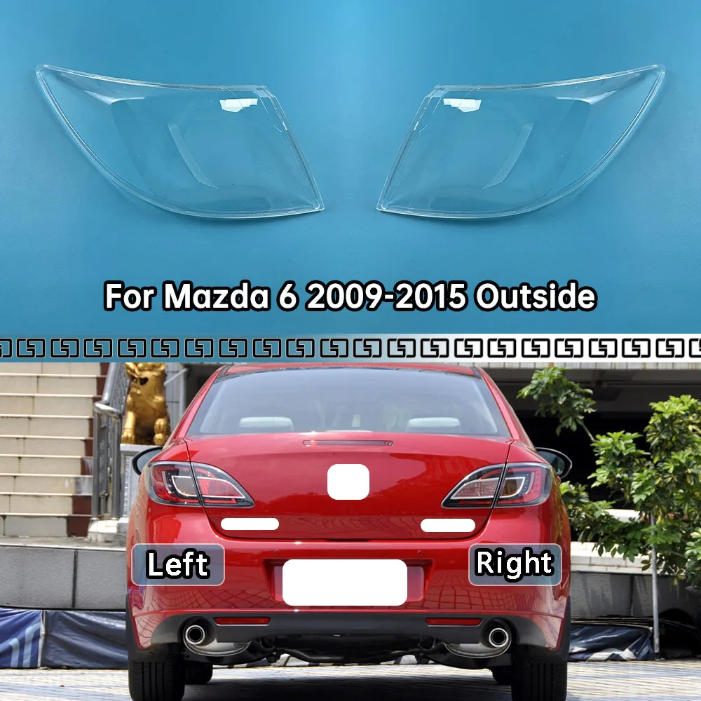 

Car Rear Taillamp Glass Lamp Transparent Lampshade Shell Taillight Cover For Mazda 6 2009-2015 Outside Auto Light Housing Case