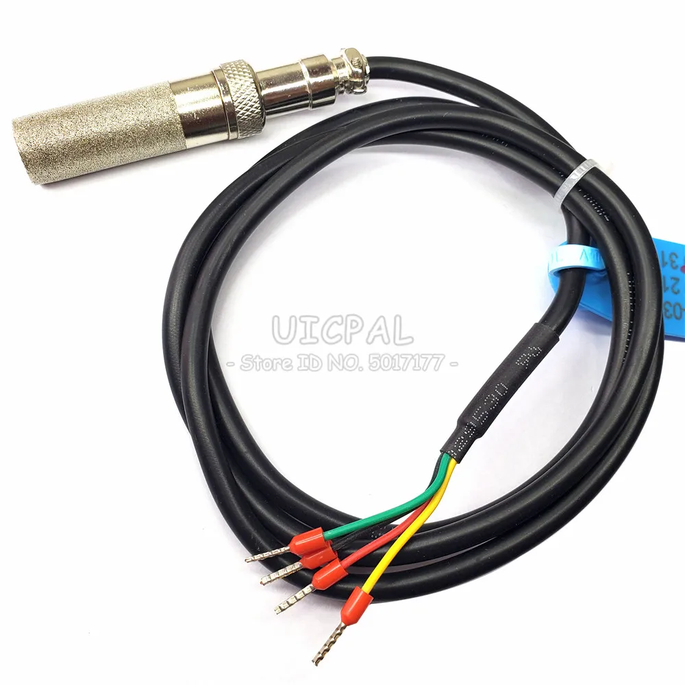 SHT30 Temperature Humidity Sensor Probe Cable Module Metal Head Digital Capacitance Sensors OEM Length I2C Output 1M 3M 5M 10M