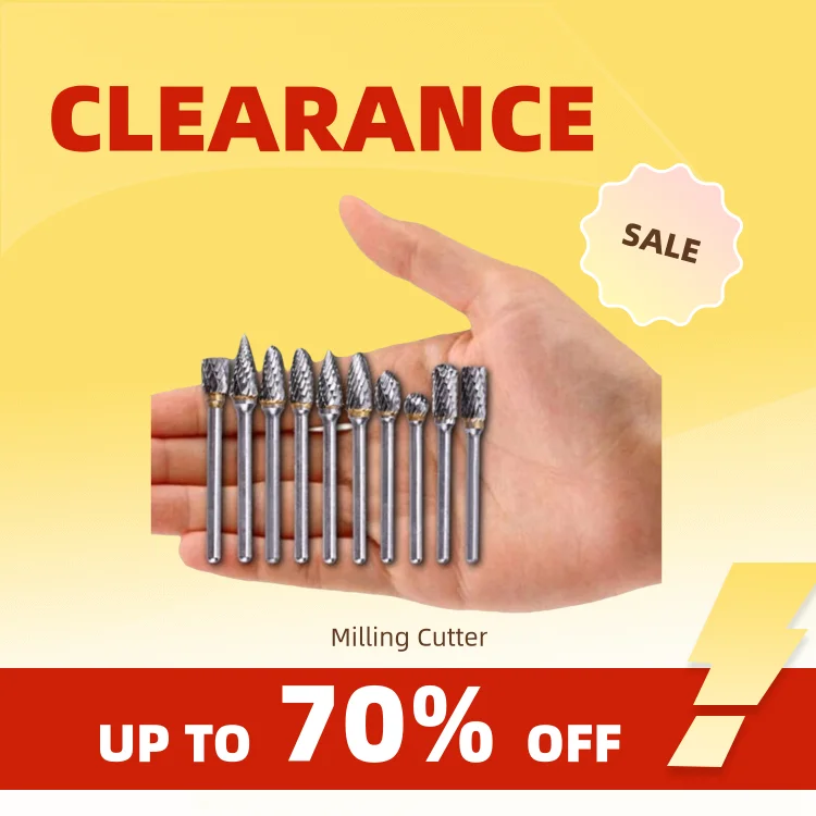 Clearance_10Pcs/Set 1/4 Double-Cut Tungsten Steel-Carbide Rotary Burr Die Grinder Shank Bit 3*6mm Silver Power Tool Parts_Contin