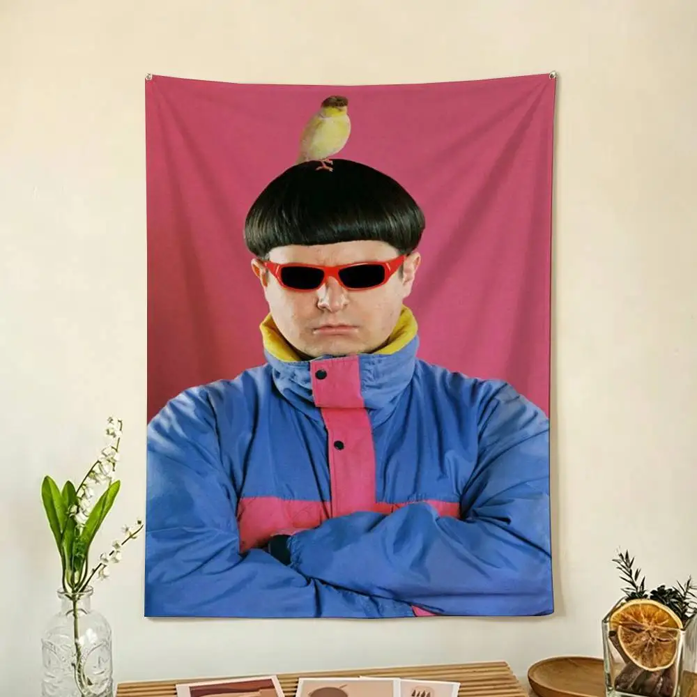 Singer O-Oliver T-Tree Life Goes On Flag Digital Printing Banner for Garage Wall Out Door Decoration