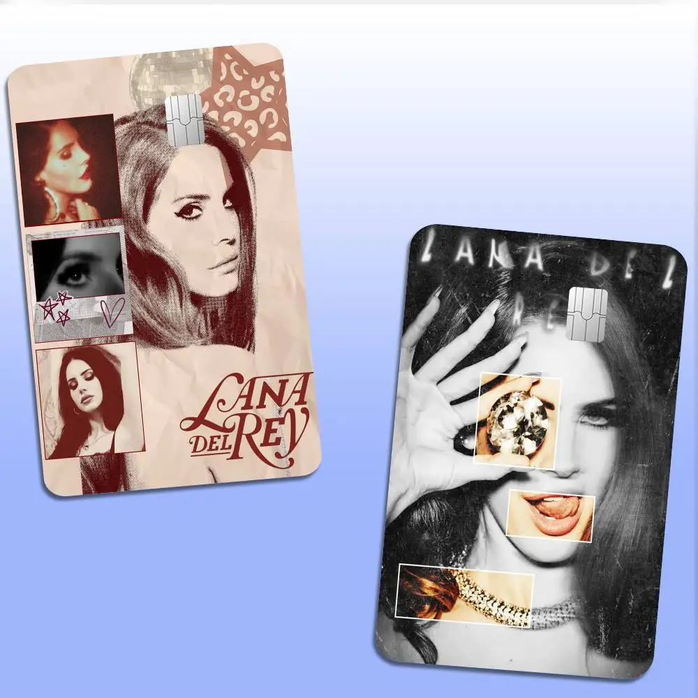 L-Lana Del Rey Singer 100% Hot Sale Amine Credit Debit Bank Card Bus Card Film Skin Sticker