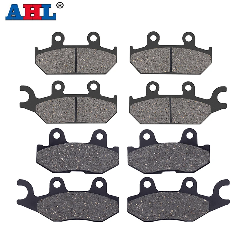 AHL Motorcycle Front and Rear Brake Pads For YAMAHA YXM700E YXC700E YXE85 YXM YXC 700 ES Viking YXE YXF 85 Wolverine EPS