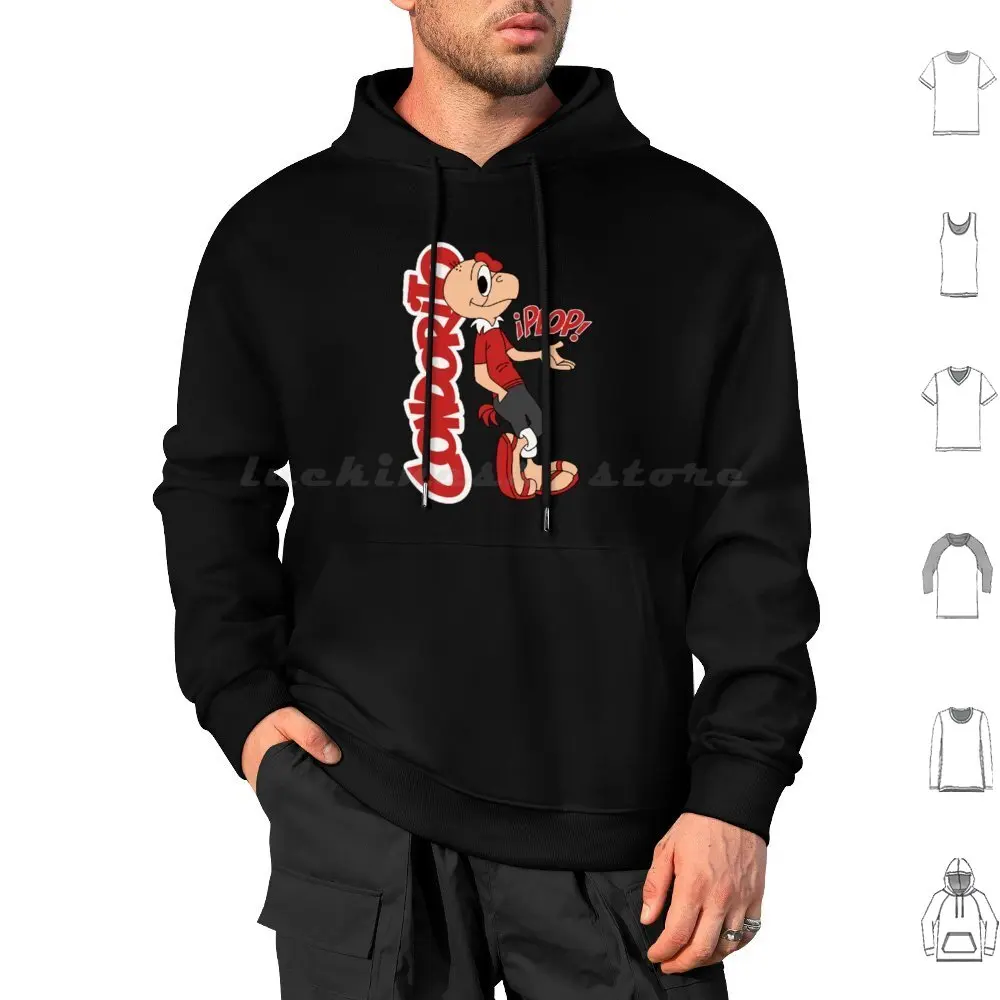 Sudaderas con capucha de Condorito, manga larga, estilo vintage de los años 90, Condorito la película animada, comedia latina de Perú, Chile y México