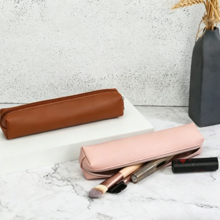 Estuche para Lápices de Maquillaje Mini 2026, Estuche de Piel Sintética Premium: La Combinación Perfecta de Moda y Funcionalidad