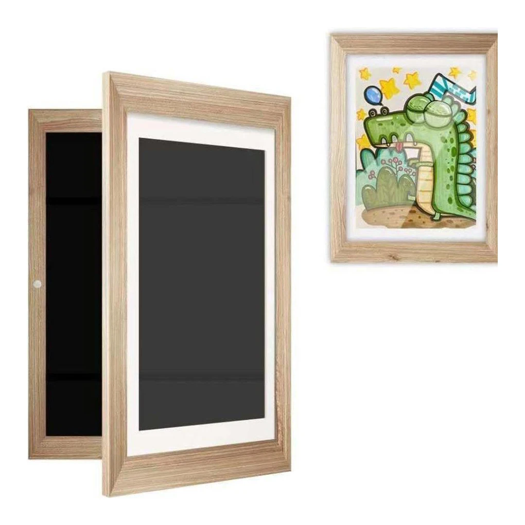 Picture Frame With Storage Space - Easy Access And Multiple Color Choices Open Is Easy To Access A4 black