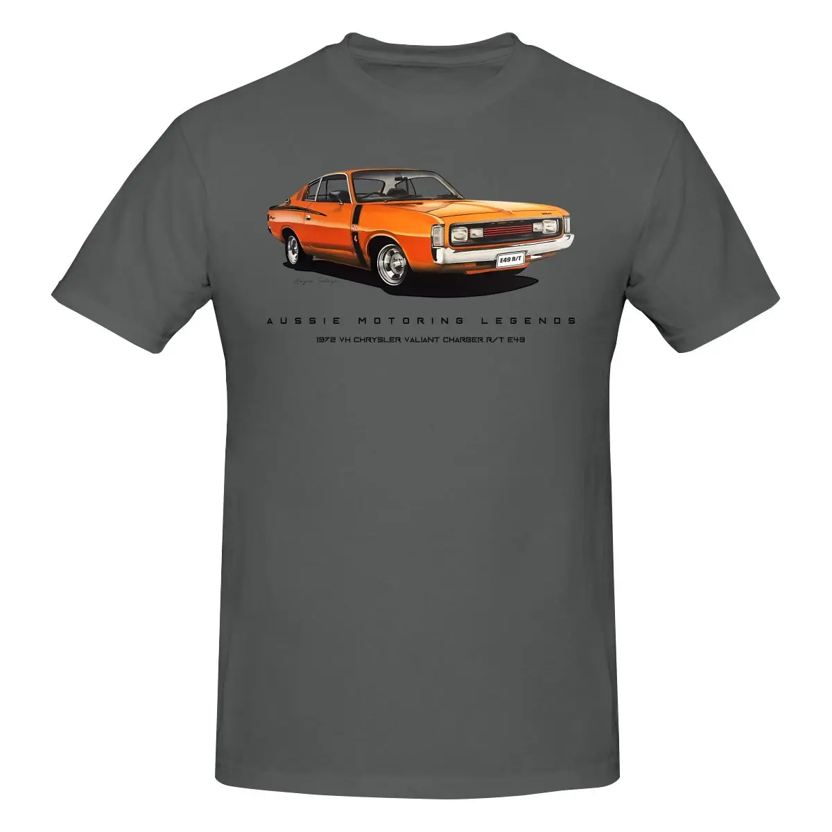 Funny Aussie Motoring Legends 1972 VH Chrysler Valiant Men's T-shirt Printed Tops are loose and slim fit Women's T-shirts