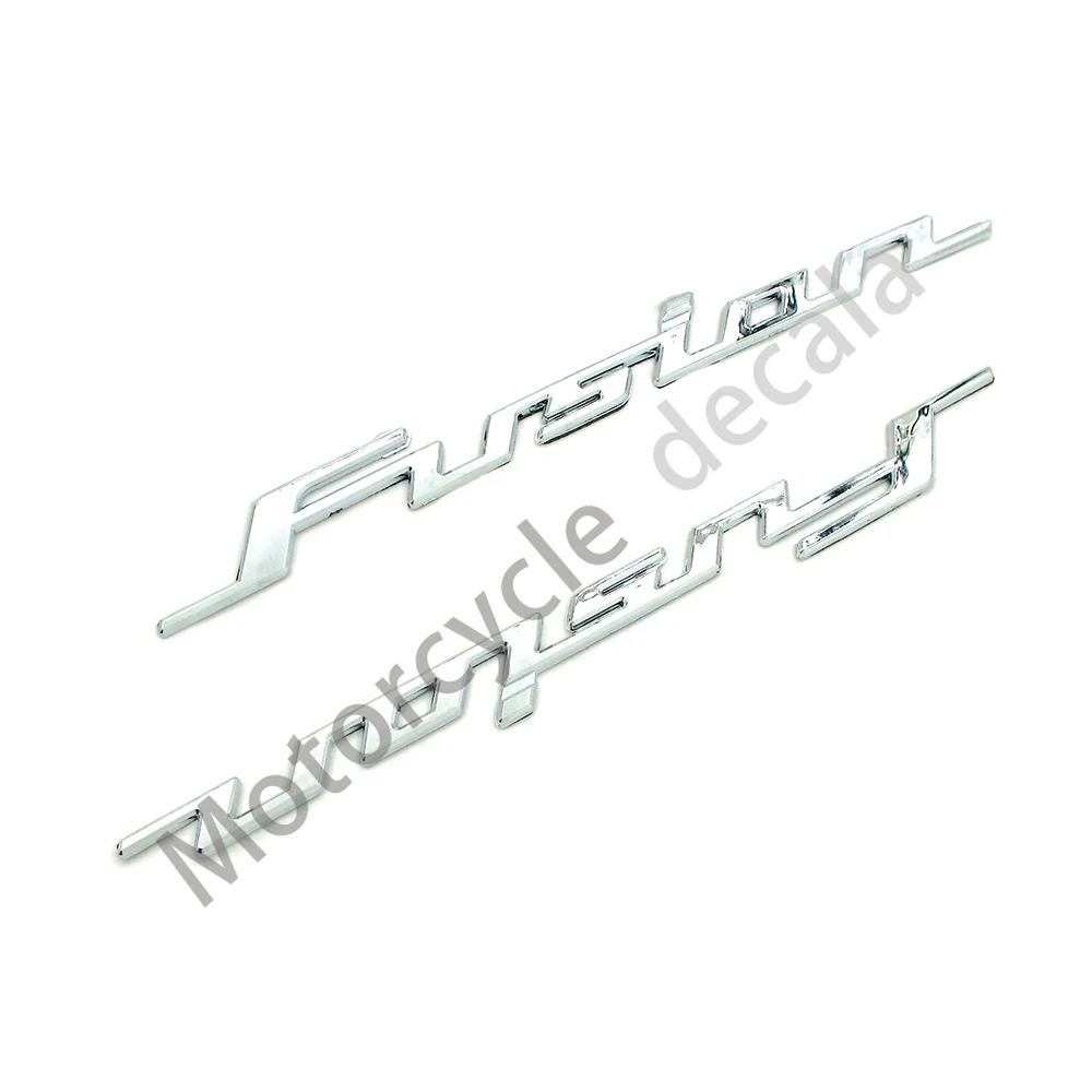 For Honda FUSION 250 Fusion250 TypeX 2003 Motorcycle New Fuel Tank Gas Stickers ABS Plastic Chrome Decal 3D Emblem Badge Decals