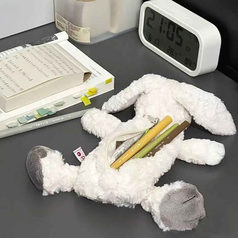 Creative Large Capacity Pen Bag Cartoon Animal Multifunctional Storage Bag Pencil Case Gift