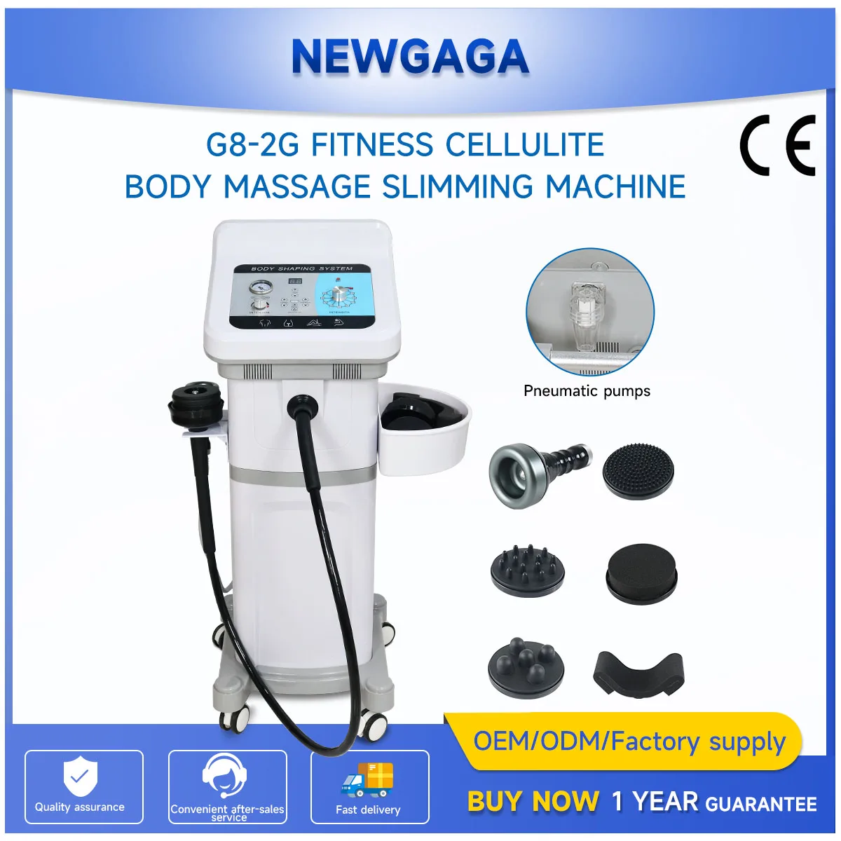 

New G8 Vibration Vacuum Body Massage Slimming Machine Cellulite Reduce Fat Body Shaping Equipment Weight Loss Beauty Salon Use