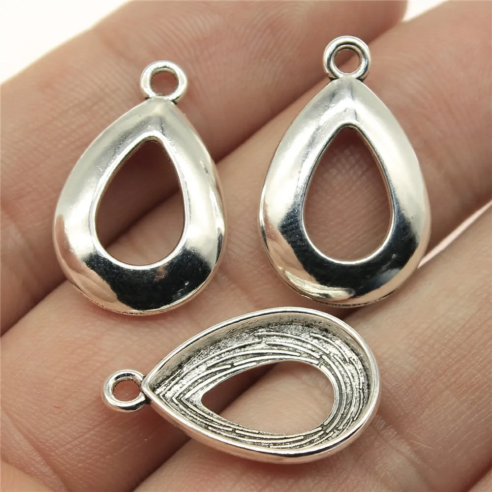 10pcs Waterdrop Charms for DIY Earring Making