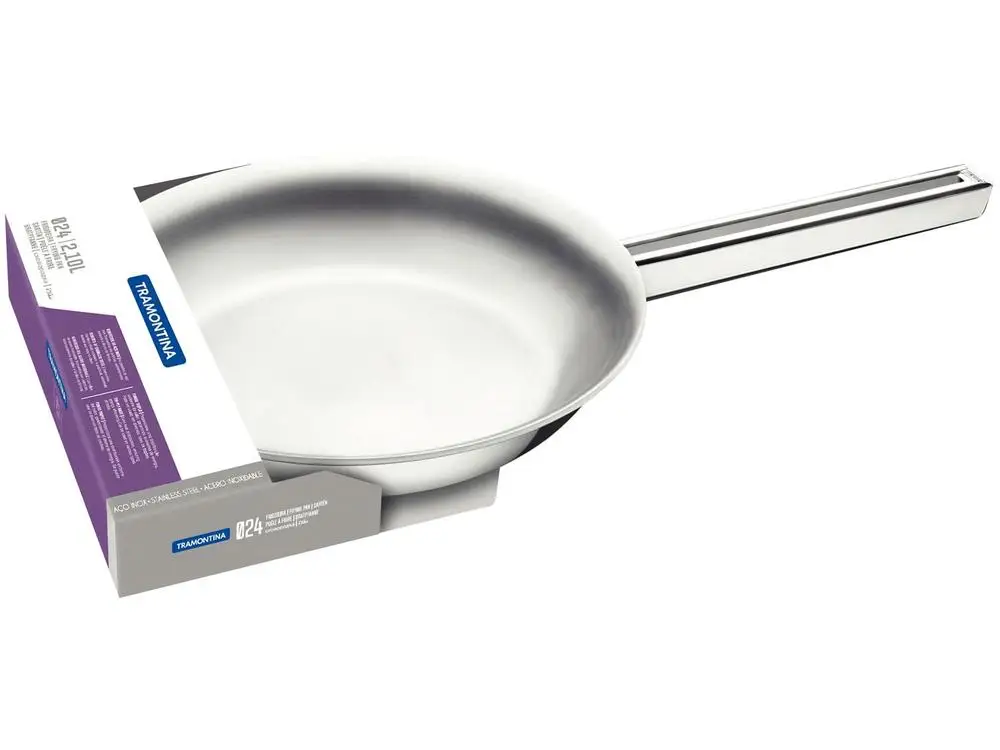 Frigideira Tramontina Inox Fundo Triplo Brava 62415240 24cm