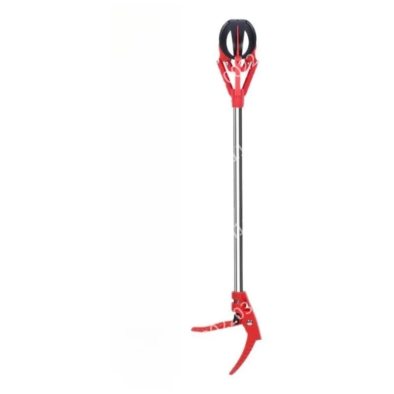 New stainless steel retractable three-claw fruit picking artifact, high-altitude fruit picking artifact
