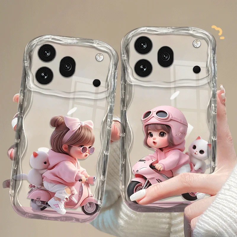 Flexible TPU Case For Honor 600 Pro 600 Lite 600e Protective Cover Shockproof Girls Pattern Fundas