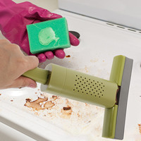 Handheld Folding Mop Mini Portable Selfsqueeze Small Desk Easy Wring Home Kitchen Office Sponge Absorption Cleaning Tool Floor