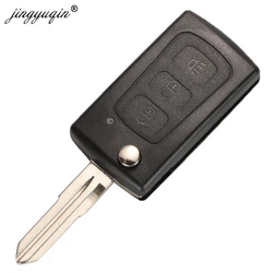 jingyuqin 3 Buttons Flip Remote Key Case Shell For Great Wall Hover Haval H3 H5 Folding Key Fob Housing Replacement No Logo