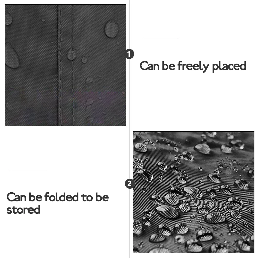 

1pc Waterproof Table Cover Oxford Cloth Dust Proof Foldable Desk Shield Garden Furniture Protection Outdoor Covers Easy Storage