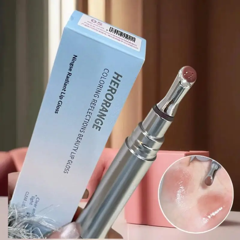 HERORANGE Lip Gloss Long-Lasting Moisturizing Lip Gloss, Lip Care Cosmetics For All Skin, Valentine's Day Gift, Birthday Gift