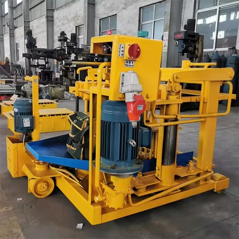Brick Machine Supplier Sells Semi-automatic Brick Making Machine Hollow Interlocking Block Forming Brick Making Machine