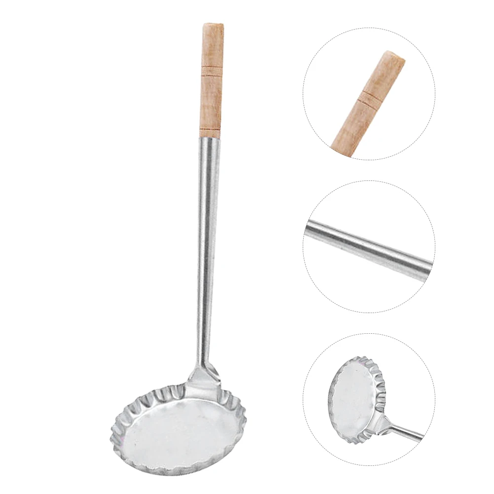 

Oil Pier Mold Non-stick Spoon for Frying Kitchen Utensils Youdunzi Handle Design Wood