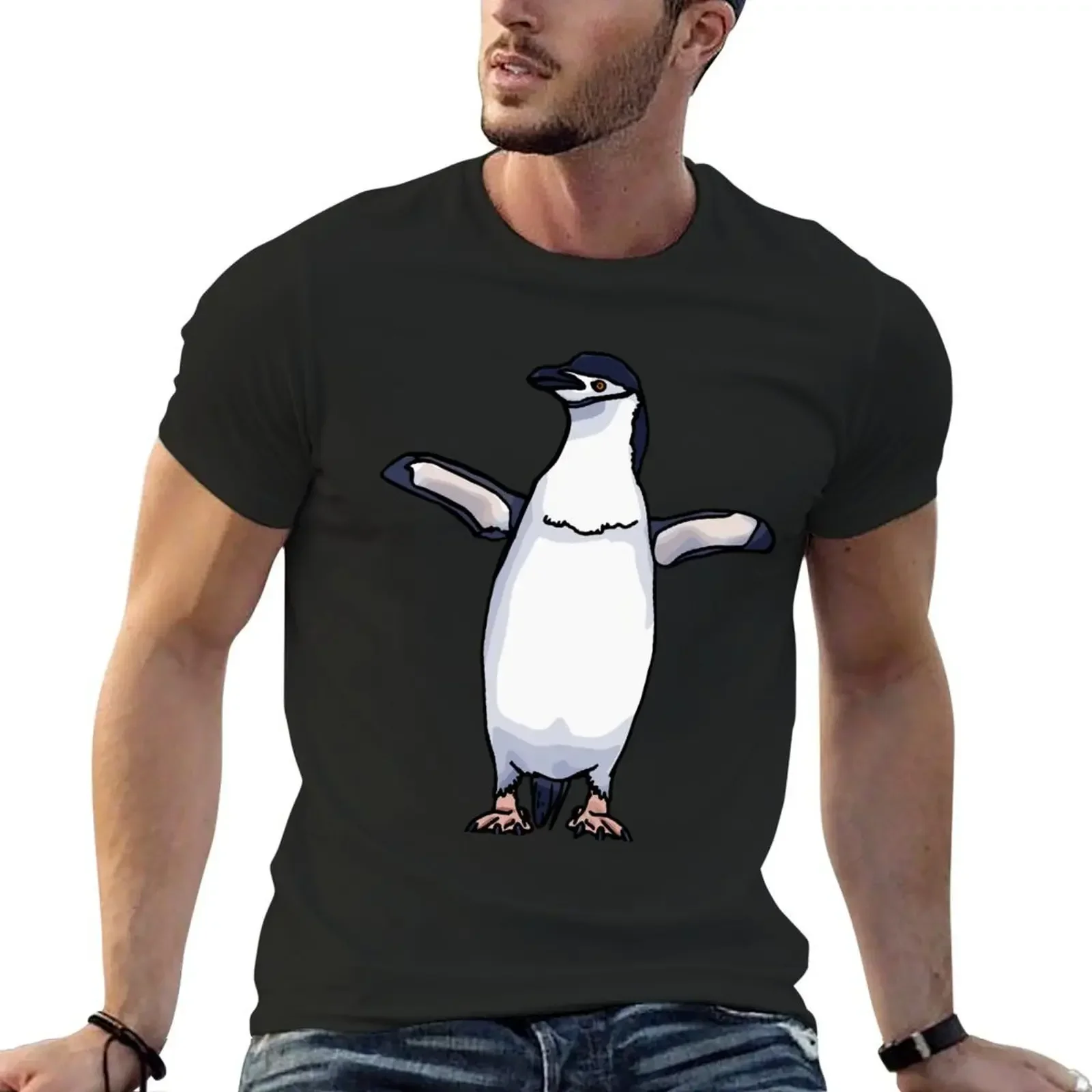 Chinstrap Penguin T-Shirt summer clothes quick-drying shirts graphic man t shirt sweat shirts, men