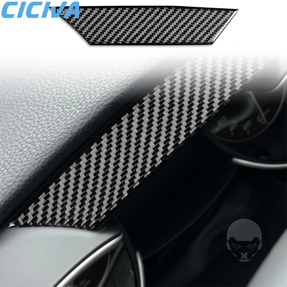 

For Alfa Romeo-Giulia 2017-2021 Soft Carbon Fiber Speedometer cover Car interior Retrofit Accessories Sticker