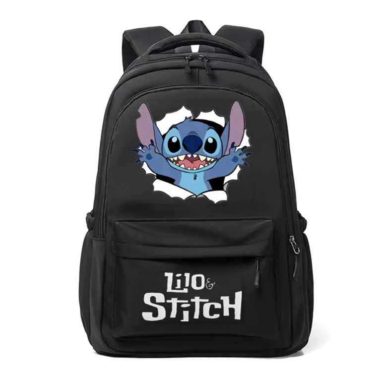 Disney-Mochila impermeável de grande capacidade para crianças, mochilas escolares, mochilas para meninas, crianças, adolescentes, kawaii, ponto